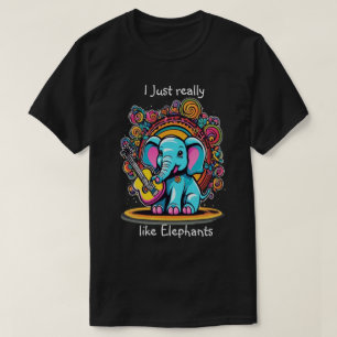 Melodic Trunk Serenade I mag Elefanten wirklich T-Shirt