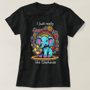 Melodic Trunk Serenade I mag Elefanten wirklich T-Shirt