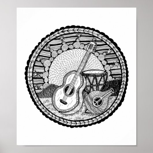 Melodic-Verzauberungspposter Poster (Vorne)