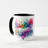 Melodic Vibes Tasse Design (Vorderseite Links)