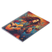 Melodic Whirlwind Notizblock (Linke Seite)