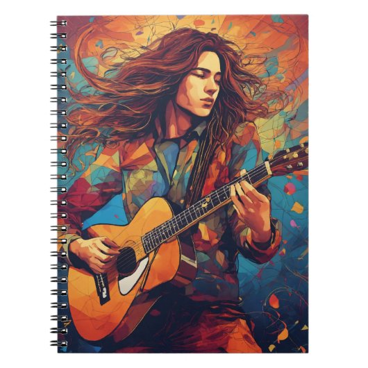 Melodic Whirlwind Notizblock (Vorderseite)