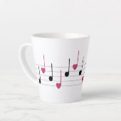 Melodie der Liebe (Linear) Milchtasse (Linke Ecke)