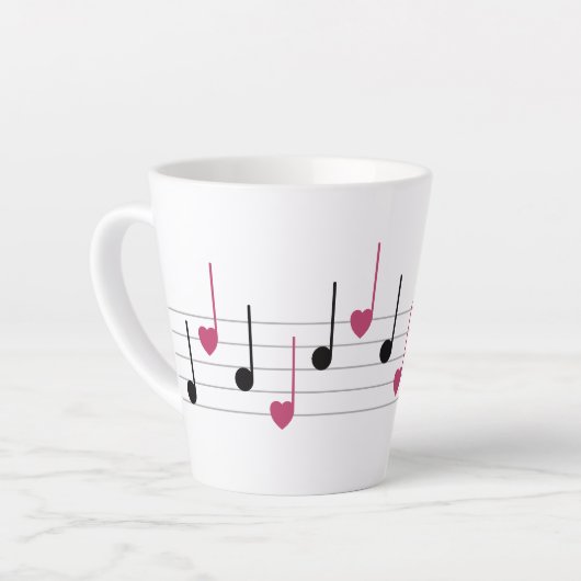 Melodie der Liebe (Linear) Milchtasse (Linke Ecke)