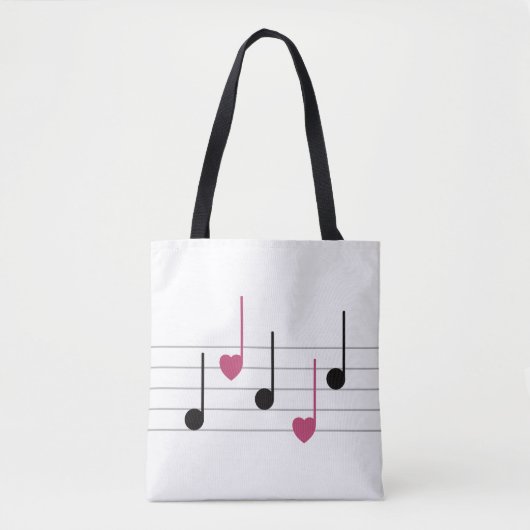 Melodie der Liebe (Linear) Tasche (Vorderseite)