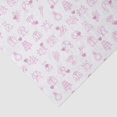 Melodie der Liebe: Muster für Hochzeiten Seidenpapier (Detail)