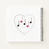 Melodie der Liebe Notizblock (Rückseite)