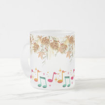 Melodie der Natur: Musikalische Notizen mit braune