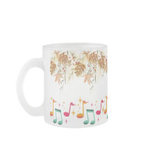 Melodie der Natur: Musikalische Notizen mit braune