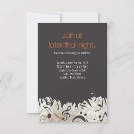 MELODIE der TORAH Bar-Schläger Mitzvah Party-Karte Einladung