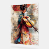 Melodie der Tradition: Die Harmonie von Kunst und  Acrylschild (Winkel)