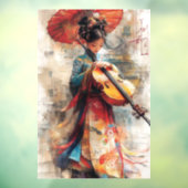 Melodie der Tradition: Die Harmonie von Kunst und Fensteraufkleber (Blatt 3)