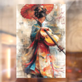 Melodie der Tradition: Die Harmonie von Kunst und  Fensteraufkleber (Blatt 2)