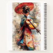 Melodie der Tradition: Die Harmonie von Kunst und Notizblock (Rückseite)