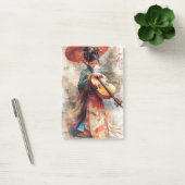Melodie der Tradition: Die Harmonie von Kunst und  Post-it Klebezettel (Büro)
