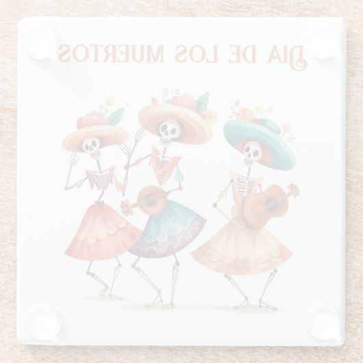 Melodie des Tanztodes, Brauch Glasuntersetzer (Rückseite)