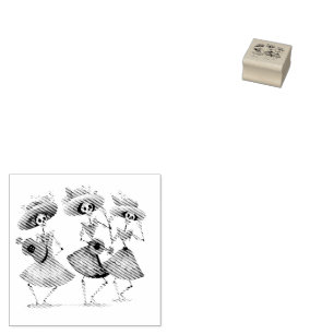 Melodie des Tanztodes, Brauch Gummistempel