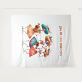 Melodie des Tanztodes, Brauch Wandteppich (Vorderseite (Horizontal))