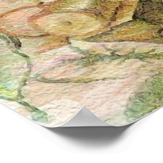 Melodie - Engel, Blume, Musik Poster (Ecke)