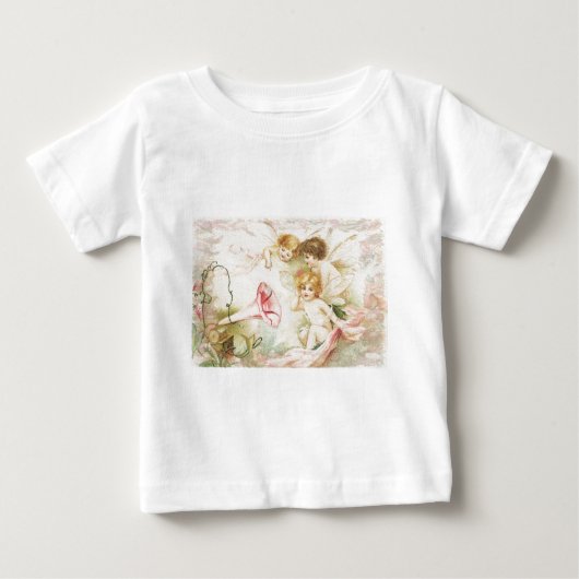 Melodie - Engel, Blumen, Musik Baby T-shirt (Vorderseite)