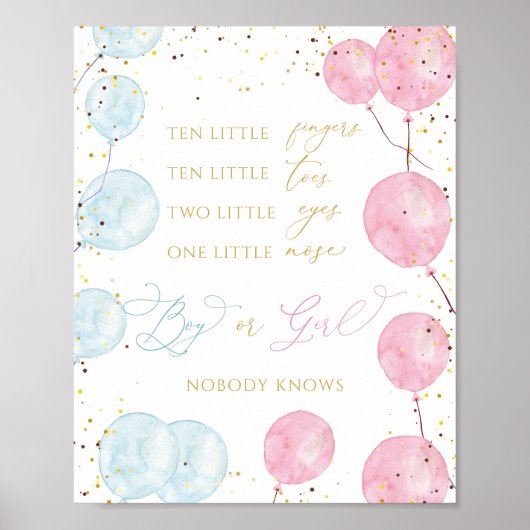 Melodie für Junge oder Mädchen Poster (Vorne)