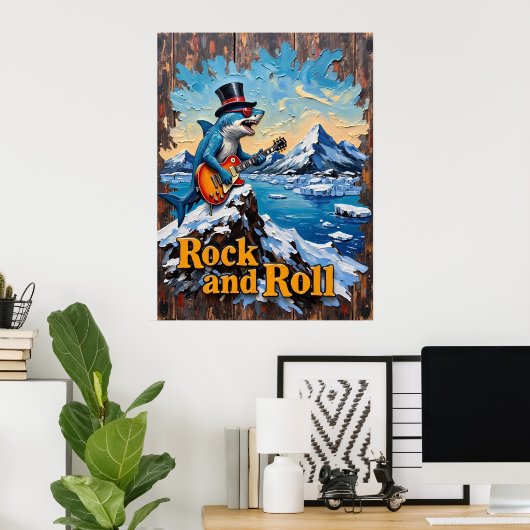 Melodie in der arktischen Kälte Poster (Heimbüro)