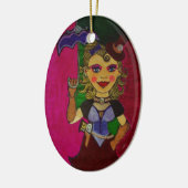 "Melodie " Keramikornament (Links)