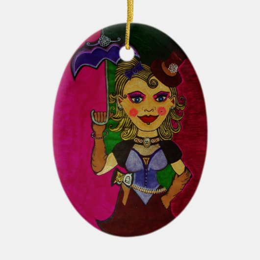 "Melodie " Keramikornament (Vorne)