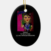 "Melodie " Keramikornament (Hinten)