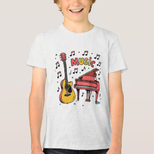 Melodie-Macher-Musikclub Tri-Blend Shirt