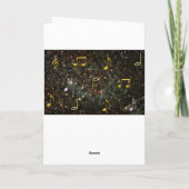 Melodie Melody Starry Night Blank Notecard Karte (Rückseite)