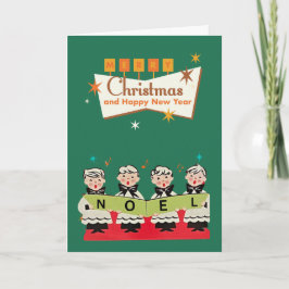 Melodien aus dem Mittelalter: Weihnachts-WEIHNACHT Karte