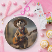 Melodien der Savanna A Meerkat Guitar Serenade, Pappteller (Party)
