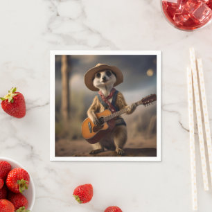 Melodien der Savanna A Meerkat Guitar Serenade, Serviette