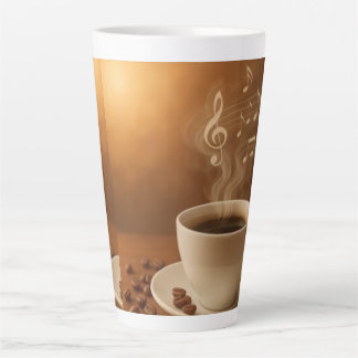 "Melodien in Dampf: Musikalisches Kaffeetassen-Kun Milchtasse