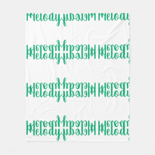 Melodien-personalisierte Fleece-Decke Fleecedecke