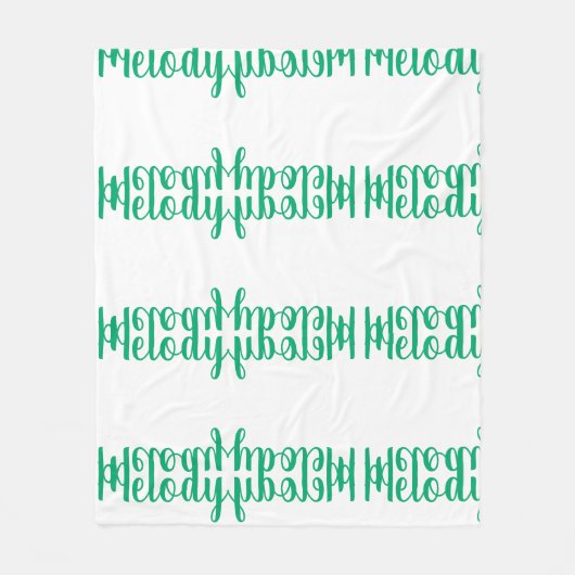 Melodien-personalisierte Fleece-Decke Fleecedecke (Vorderseite)