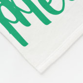 Melodien-personalisierte Fleece-Decke Fleecedecke (Ecke)