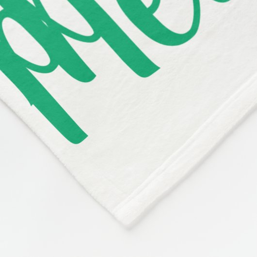 Melodien-personalisierte Fleece-Decke Fleecedecke (Ecke)