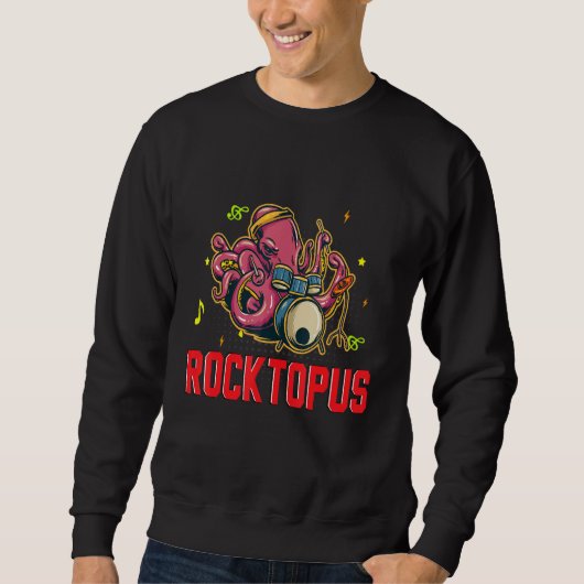 Melodious Eight Limbed Rocktopus Harmonic Kraken Sweatshirt (Vorderseite)