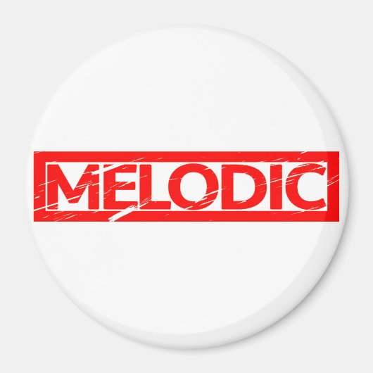 Melodische Briefmarke Magnet (Vorne)