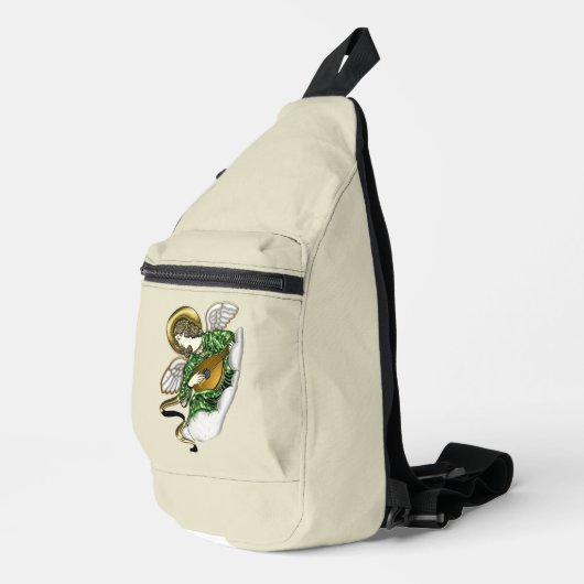 Melodischer Engel der Harmonie Crossbody Bag (Rechte Ecke)