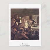 Melodrama von Honore Daumier Postkarte (Vorderseite)
