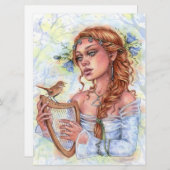 Melody Bell Blume Nightingale Bird Festival - Mart (Vorne/Hinten)