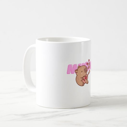 Melody Capybara-Tasse Kaffeetasse (Vorderseite Links)