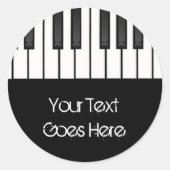 Melody Collection Runder Aufkleber (Vorderseite)