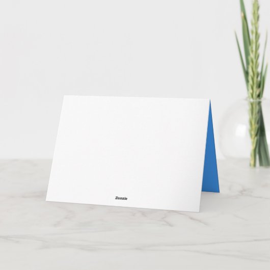 MELODY der TORAH Bar Bat Mitzvah Danke Karte (Rückseite)