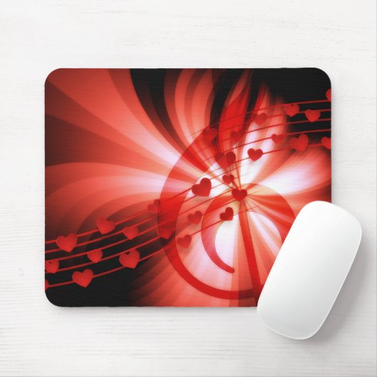Melody Hearts Mousepad (Mit Mouse)