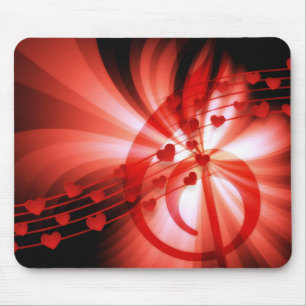 Melody Hearts Mousepad
