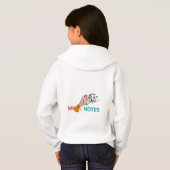 "Melody in Motion" Hoodie (Schwarz voll)